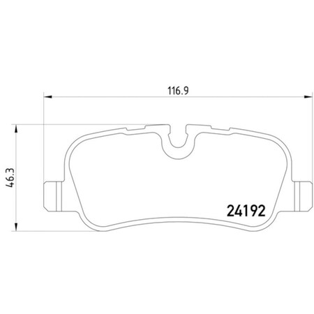 Pagid Brakes Disc Brake Pad, 355016181 355016181
